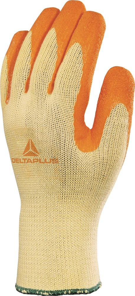 Delta Plus gebr.handschoen VE730 geel-oranje mt 9