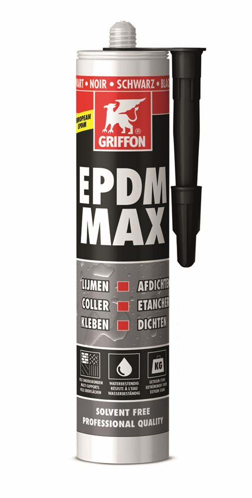 Griffon afdichtingskit voor EPDM Max zwart (465gr)