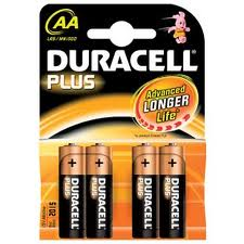 Batterij Durac.penlite 1.5v AA lr6(4)blist.