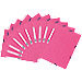 Exacompta 3-Flap presentatiemap 55520SE Roze Geplastificeerd karton 24 x 32 cm 50 Stuks