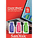 SanDisk USB 2.0 USB-stick Cruzer Blade 16 GB Blauw, groen, roze 3 stuks