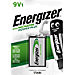 Energizer 9V Oplaadbare Batterijen Power Plus 6HR61 175mAh NiMH
