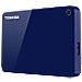 Toshiba 1 TB Externe Draagbare Harde Schijf Canvio Advance USB 3.0 Blauw