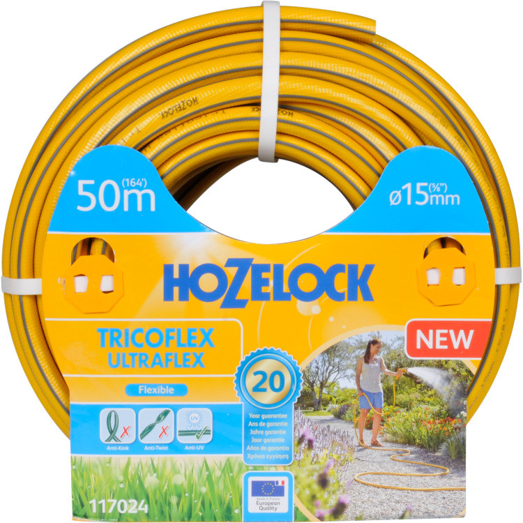 Hozelock 117024 Tricoflex Ultraflex Slang slang 50 meter, Ø 15 mm