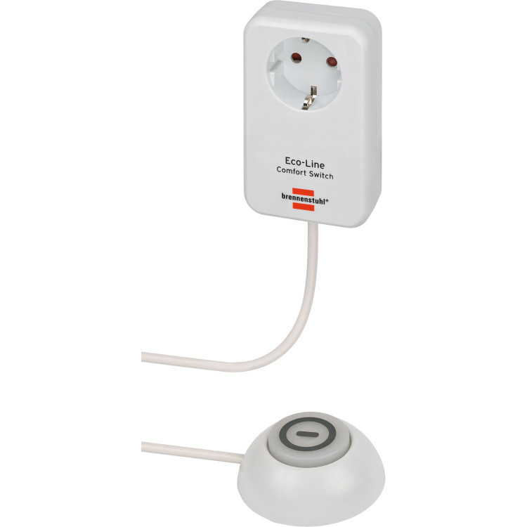Brennenstuhl Eco-Line Comfort Switch adapter stekkerdoos