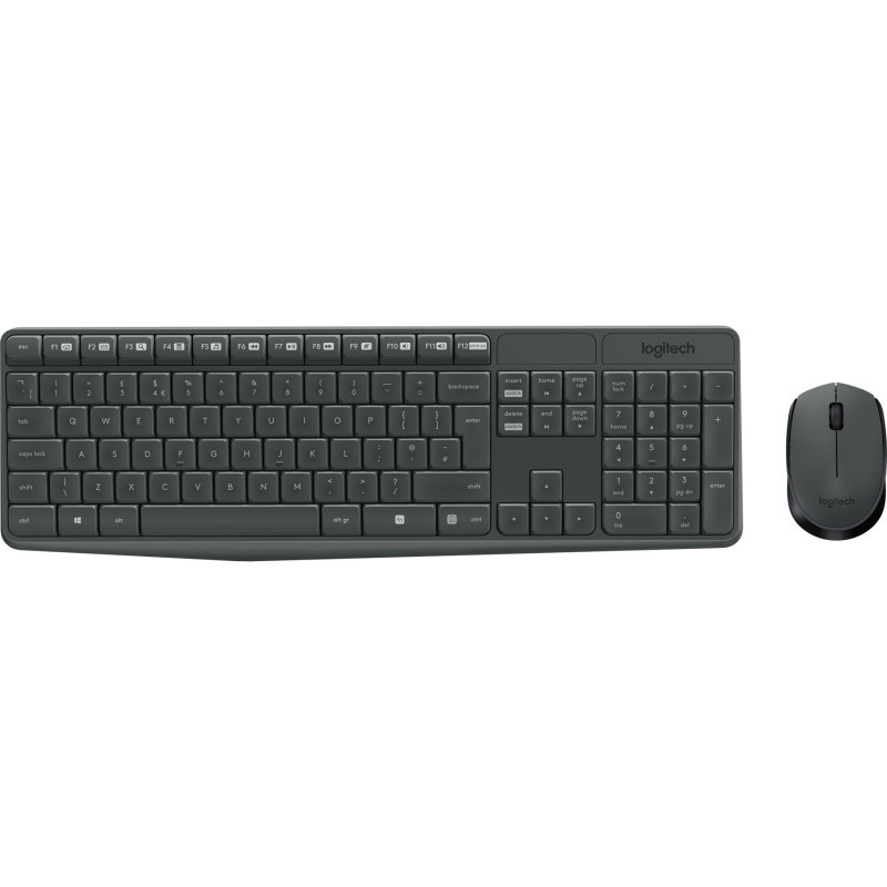 MK235 Wireless Keyboard en Mouse Desktopset