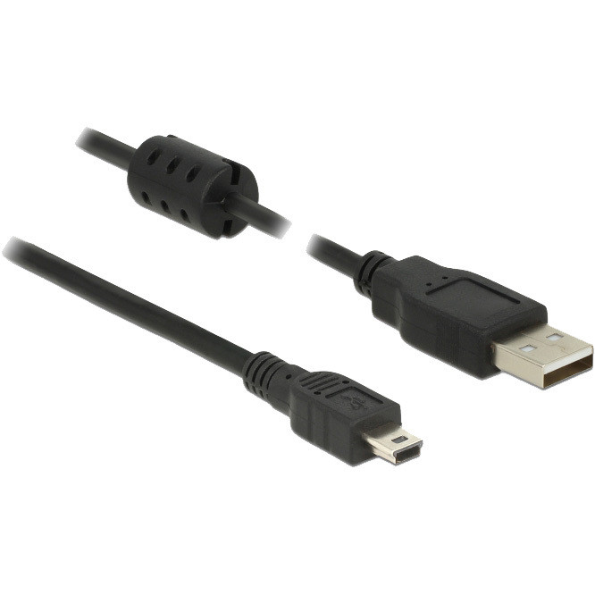 Cable USB 2.0-A > USB mini-B 5pin 0,70m Kabel