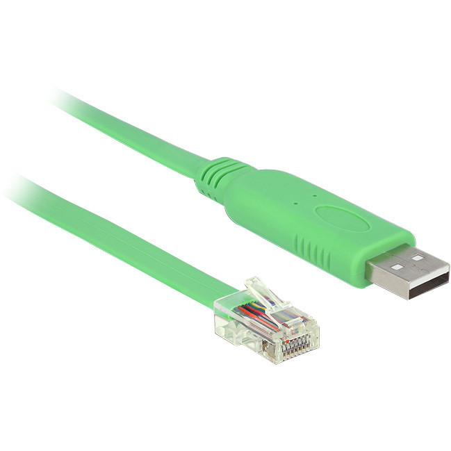 USB-A 2.0 male > 1x Serial RS-232 RJ45 male Kabel