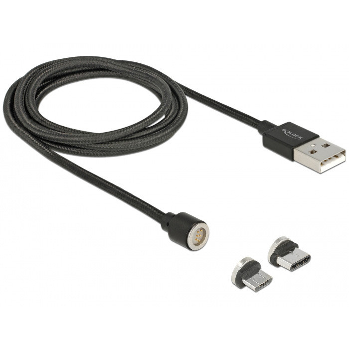 Magnetische USB data- en laadkabel set voor Micro USB / USB Type-C Kabel