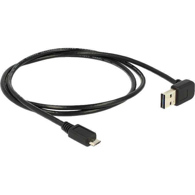 USB-A 2.0 male 90° > Micro-USB male Kabel
