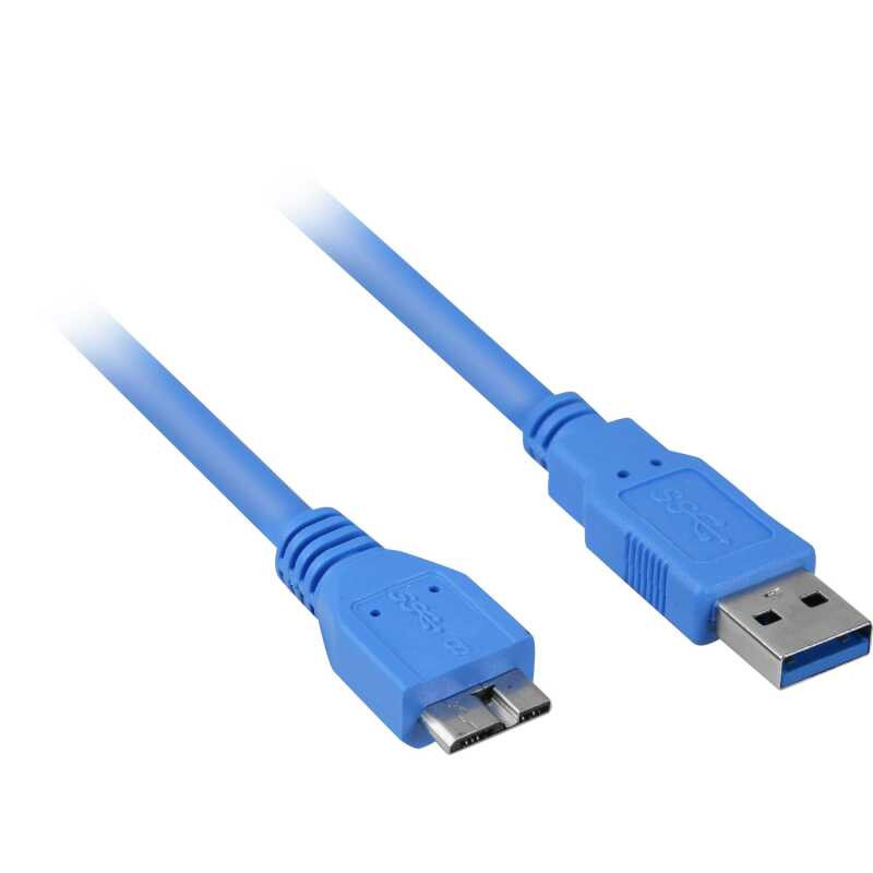 USB-A 3.0 naar Micro-USB-B 3.0 Kabel