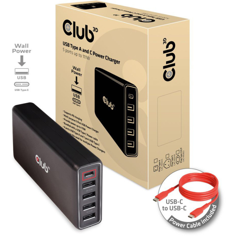 CAC-1903EU USB A en C lader