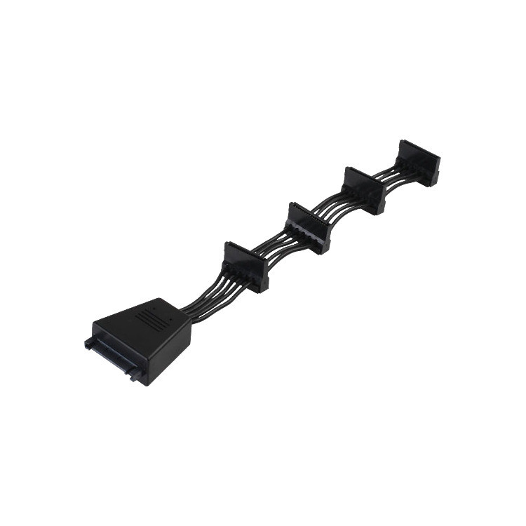 Adapter 15-Pin SATA > 4x 15-Pin SATA Splitterkabel