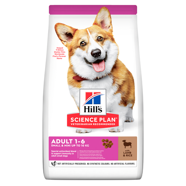 Hill&apos;s Canine Adult Small & Mini Lam&Rijst - Hondenvoer - 1.5 kg