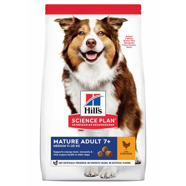 Hill&apos;s Canine Mature Adult Medium Kip - Hondenvoer - 2.5 kg