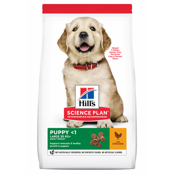 Hill&apos;s Canine Puppy Large Breed Kip - Hondenvoer - 2.5 kg