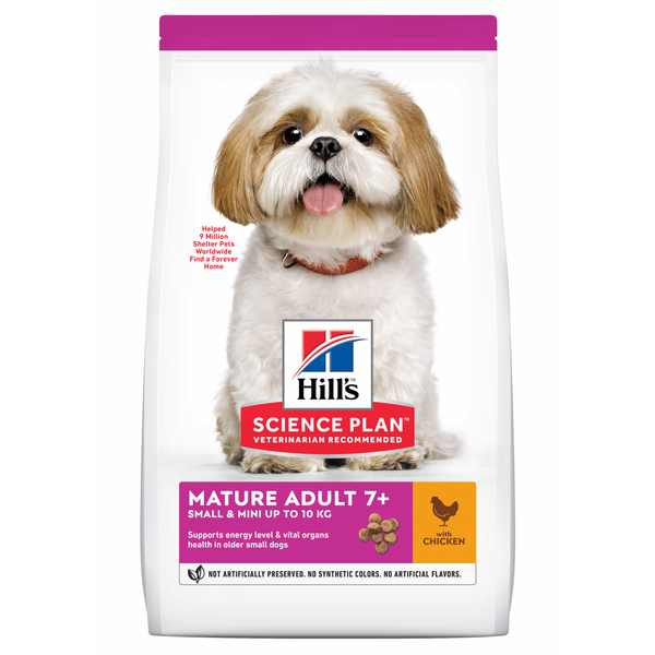 Hill&apos;s Canine Mature Adult Small & Mini Kip - Hondenvoer - 1.5 kg