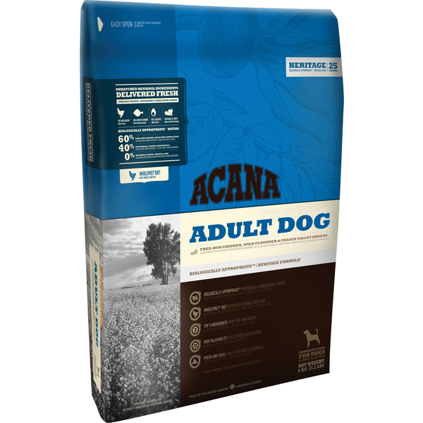 Acana Heritage Adult Dog Kip&Kalkoen - Hondenvoer - 17 kg