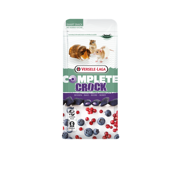 Versele-Laga Complete Crock Berry - Knaagdiersnack - Bosbessen 50 g