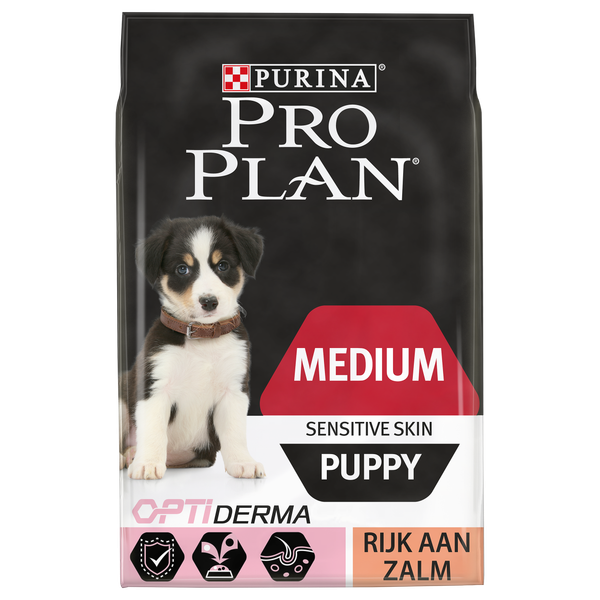Pro Plan Dog Puppy Medium Breed Sensitive Zalm - Hondenvoer - 3 kg