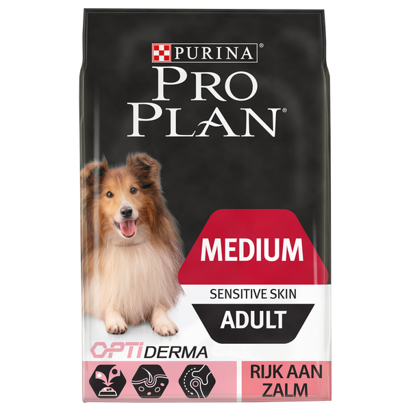Pro Plan Dog Adult Medium Breed Sensitive Zalm - Hondenvoer - 14 kg