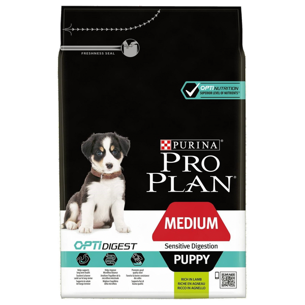 Pro Plan Dog Puppy Medium Breed Sensitive Digestion Lam - Hondenvoer - 3 kg
