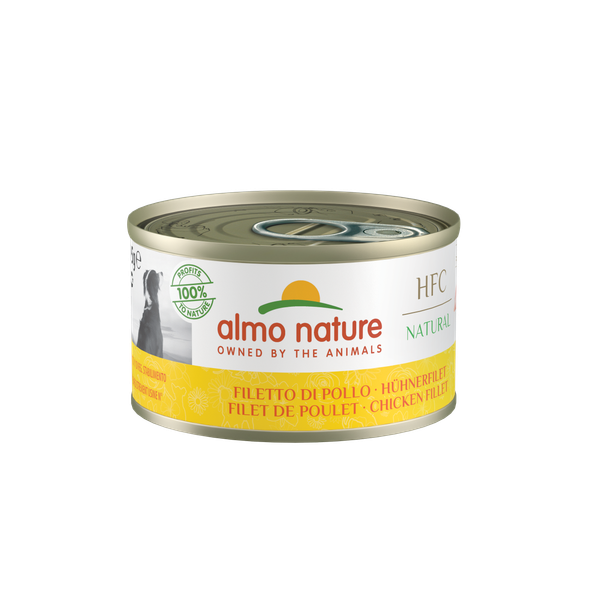 Almo Nature Hfc Dog Natural 95 g - Hondenvoer - Kipfilet