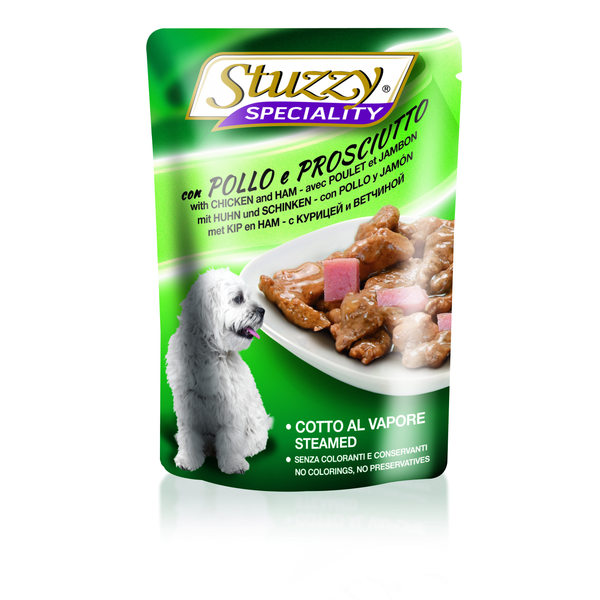 Stuzzy Speciality Maaltijdzakje Adult 100 g - Hondenvoer - Kip&Ham