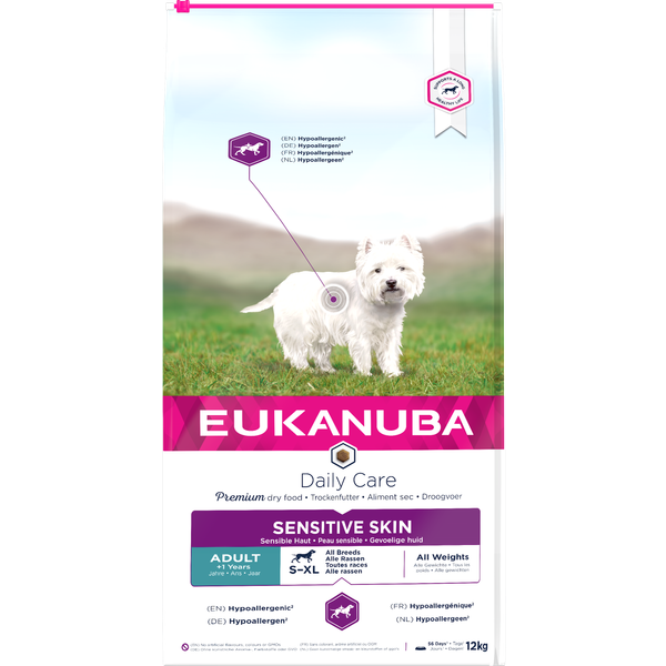 Eukanuba Dog Sensitive Skin Vis - Hondenvoer - 12 kg