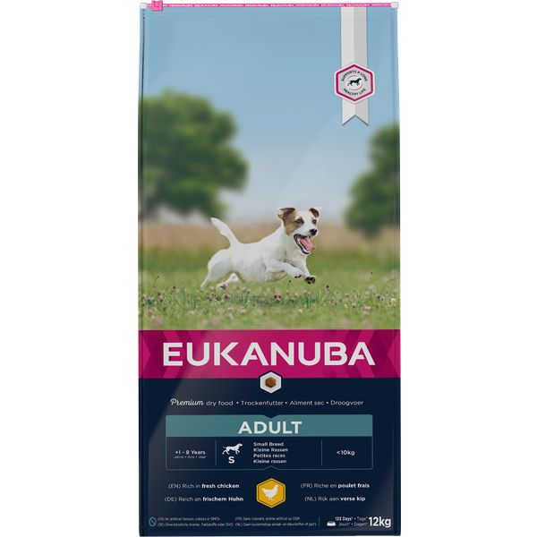 Eukanuba Active Adult Small Breed Kip - Hondenvoer - 12 kg