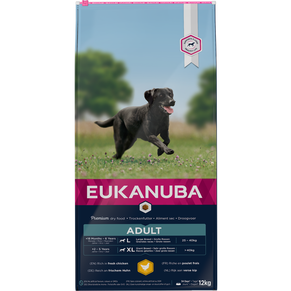 Eukanuba Active Adult Large Breed Kip - Hondenvoer - 12 kg