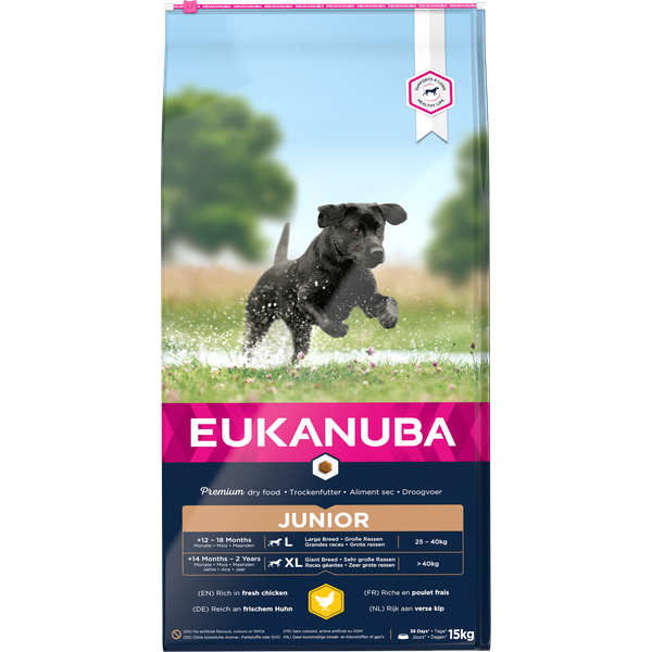 Eukanuba Developing Junior Large Breed Kip - Hondenvoer - 15 kg