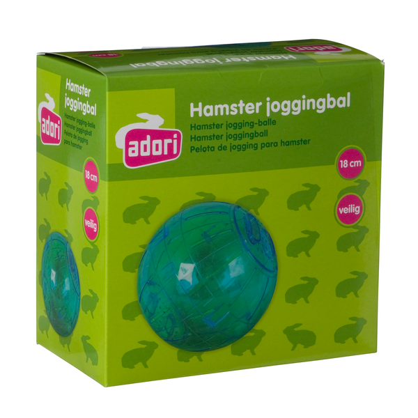 Adori Hamster Joggingbal Plastic M - Speelgoed - 18 cm