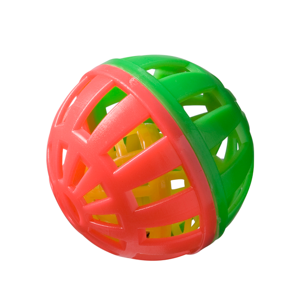 Adori Knaagdierspeeltje Speelbal Plastic Multi-Color - Speelgoed - Ø6 cm