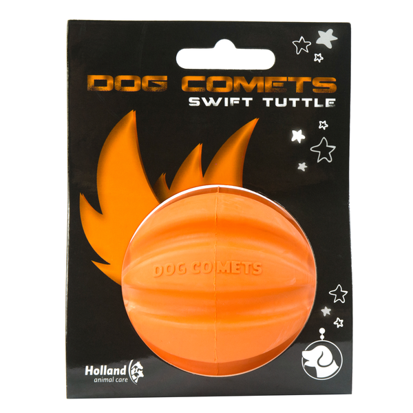 Dog Comets Ball Swift Tuttle - Hondenspeelgoed - 7 cm Oranje Medium