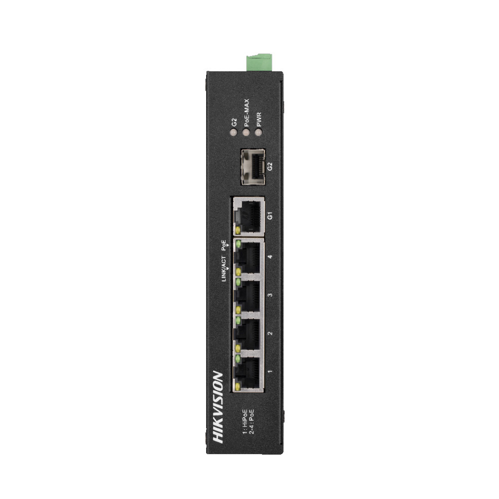 DS-3T0306HP - SFP 4 poorts PoE switch