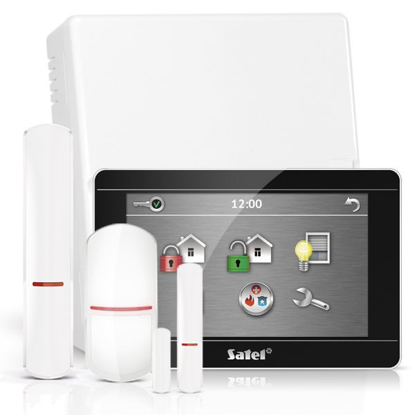 VERSA IP pack - 7" touchscreen , RF module, draadloze multi detector en PIR-Zwart