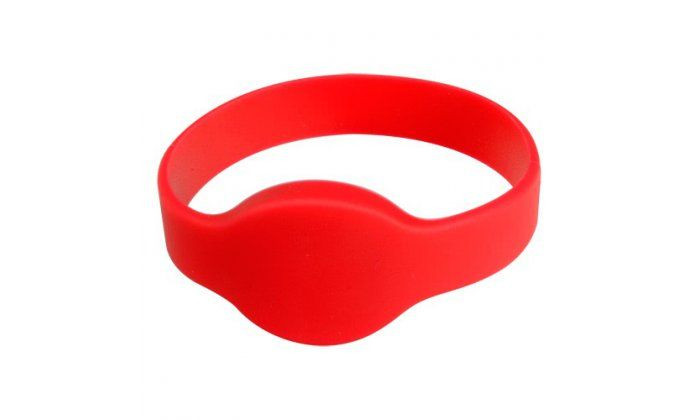 Siliconen armband RFID voor Satel toegangscontrole-Rood