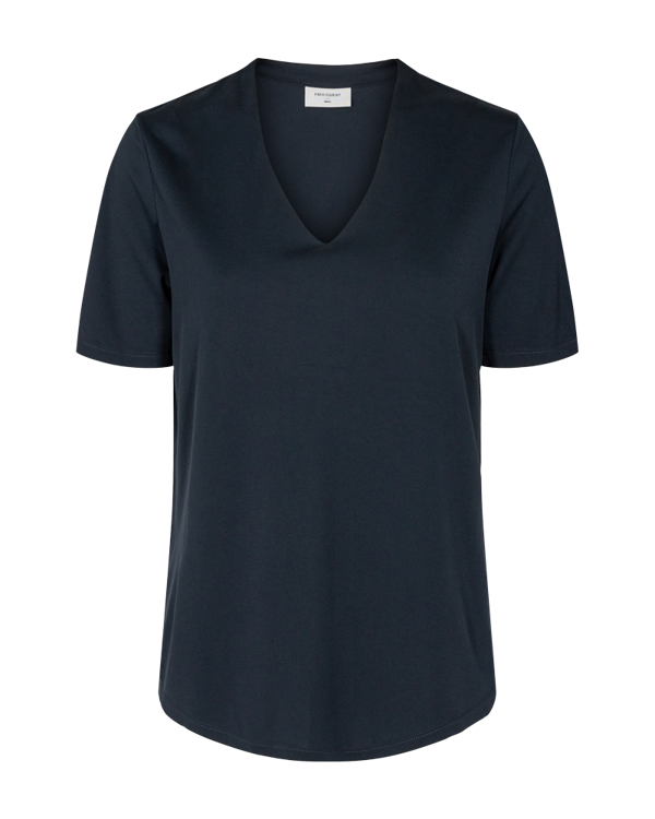 Freequent dames T-shirt donkerblauw