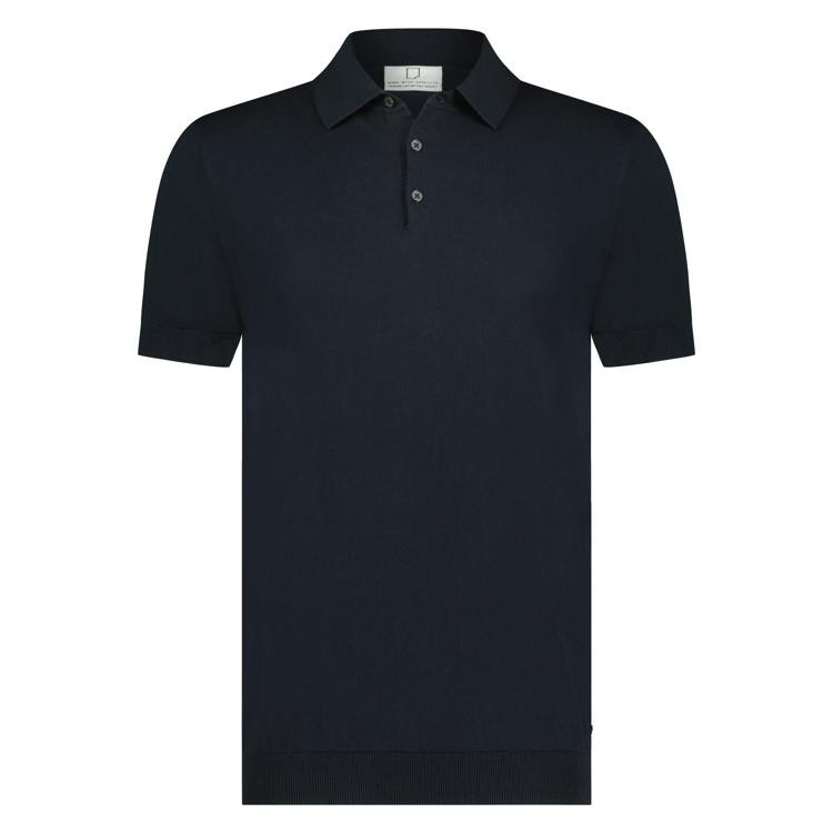 Born with Appetite Polo BWA24108FE12 donkerblauw