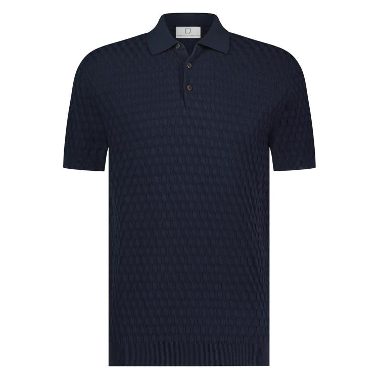 Born with Appetite Polo BWA24108DI22 donkerblauw