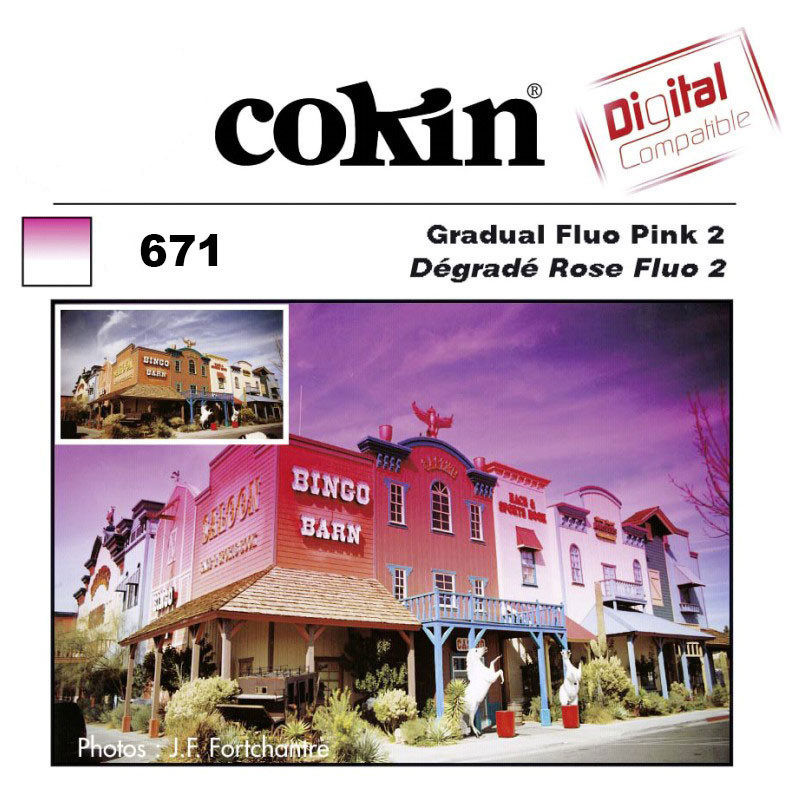 Cokin Filter Z671 Gradual Fluo Pink 2