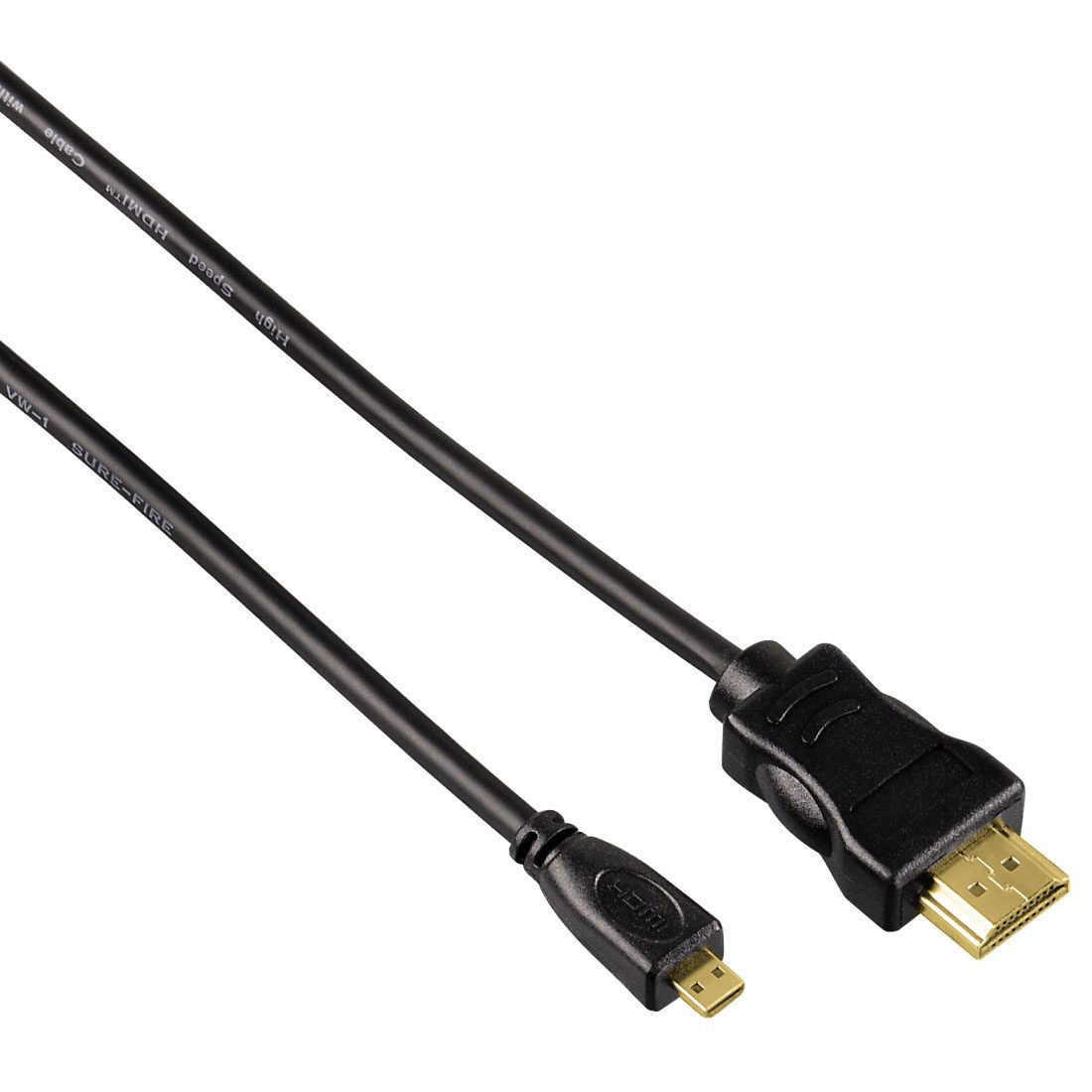Hama High Speed HDMI - Micro HDMI-kabel 2m