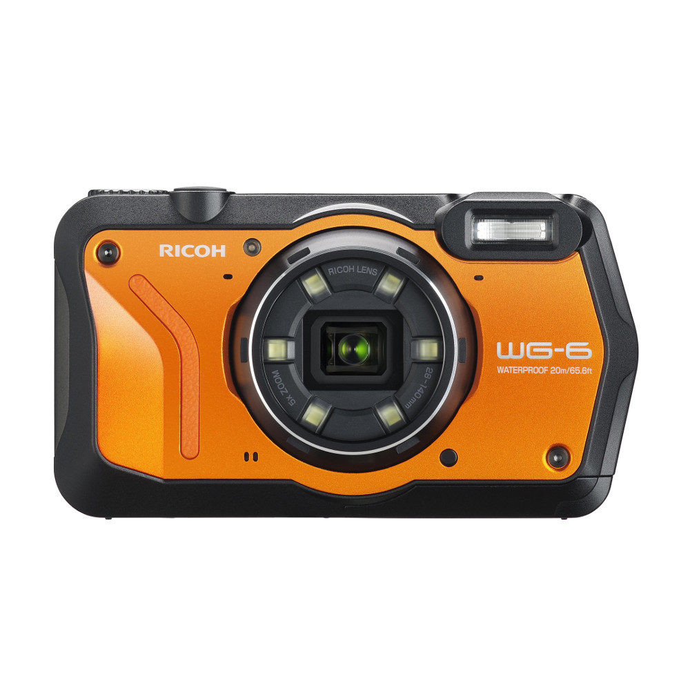 Ricoh WG-6 compact camera Oranje