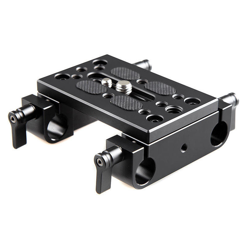 SmallRig 1775 Mounting Plate with 15mm Rod Clamps