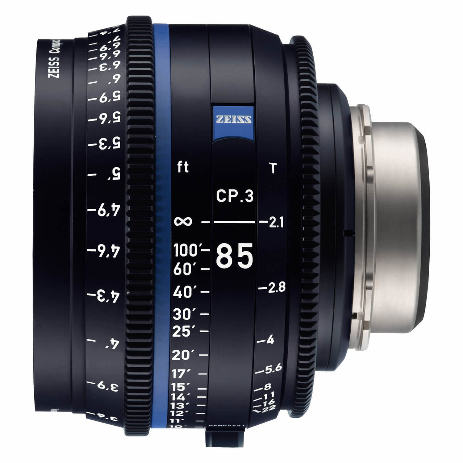Zeiss Compact Prime CP.3 85mm T2.1 Canon EF-vatting