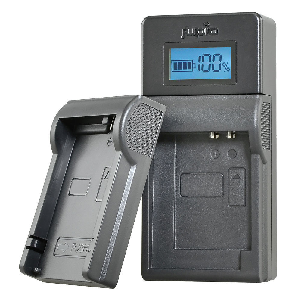 Jupio USB Brand Charger Kit voor JVC/Samsung/Sony 3.6V-4.2V accu's