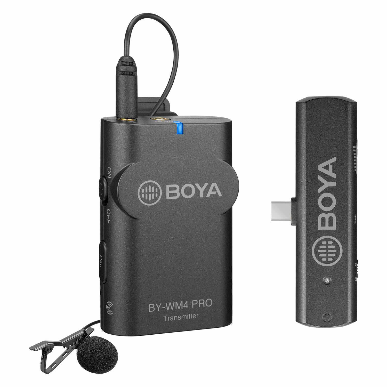 Boya BY-WM4 Pro-K5 Lavalier draadloze microfoonset voor USB-C