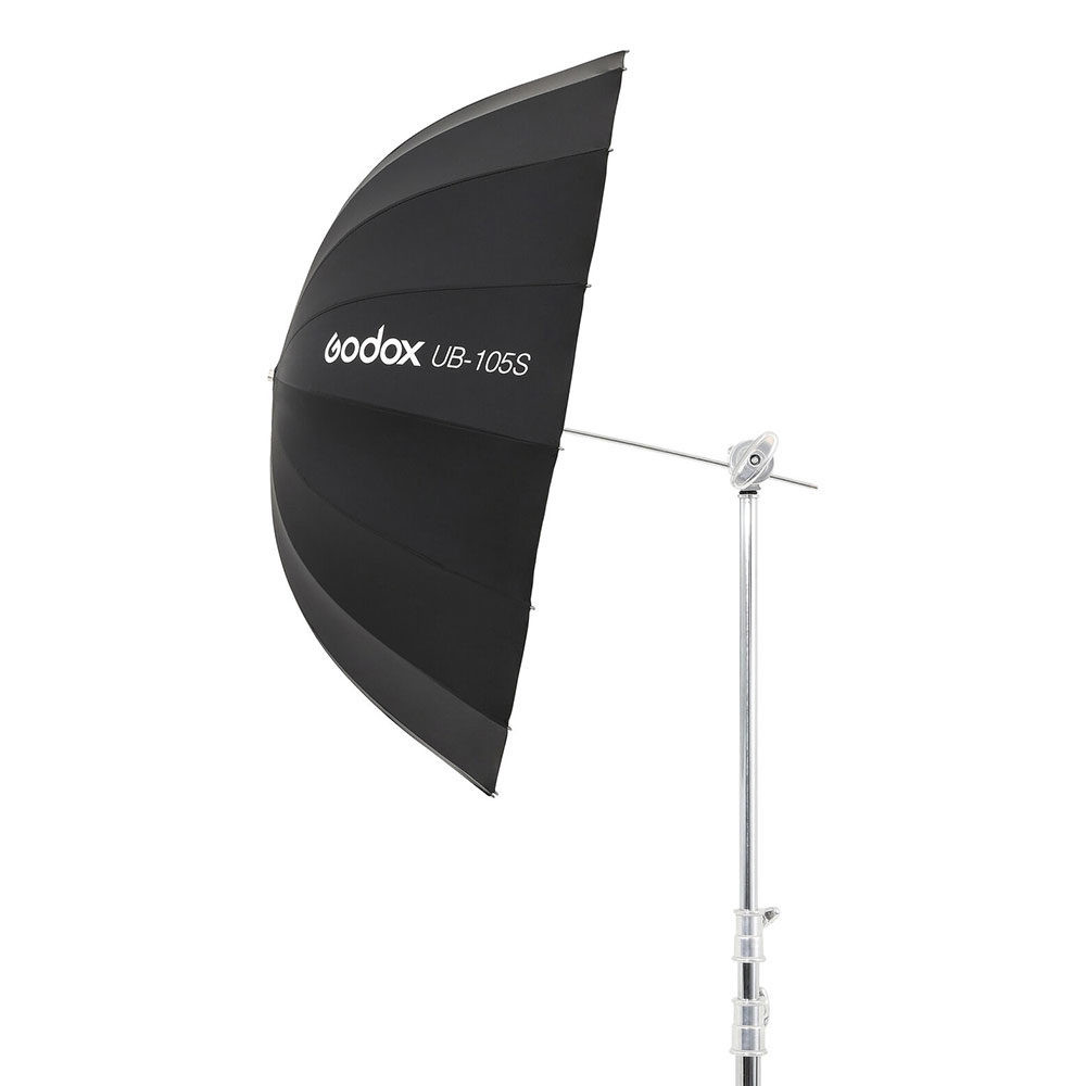 Godox UB-105S Parabolische Paraplu Zwart/Zilver (105cm)