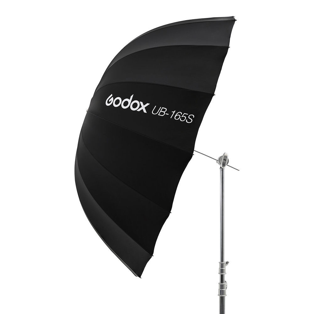 Godox UB-165S Parabolische Paraplu Zwart/Zilver (165cm)